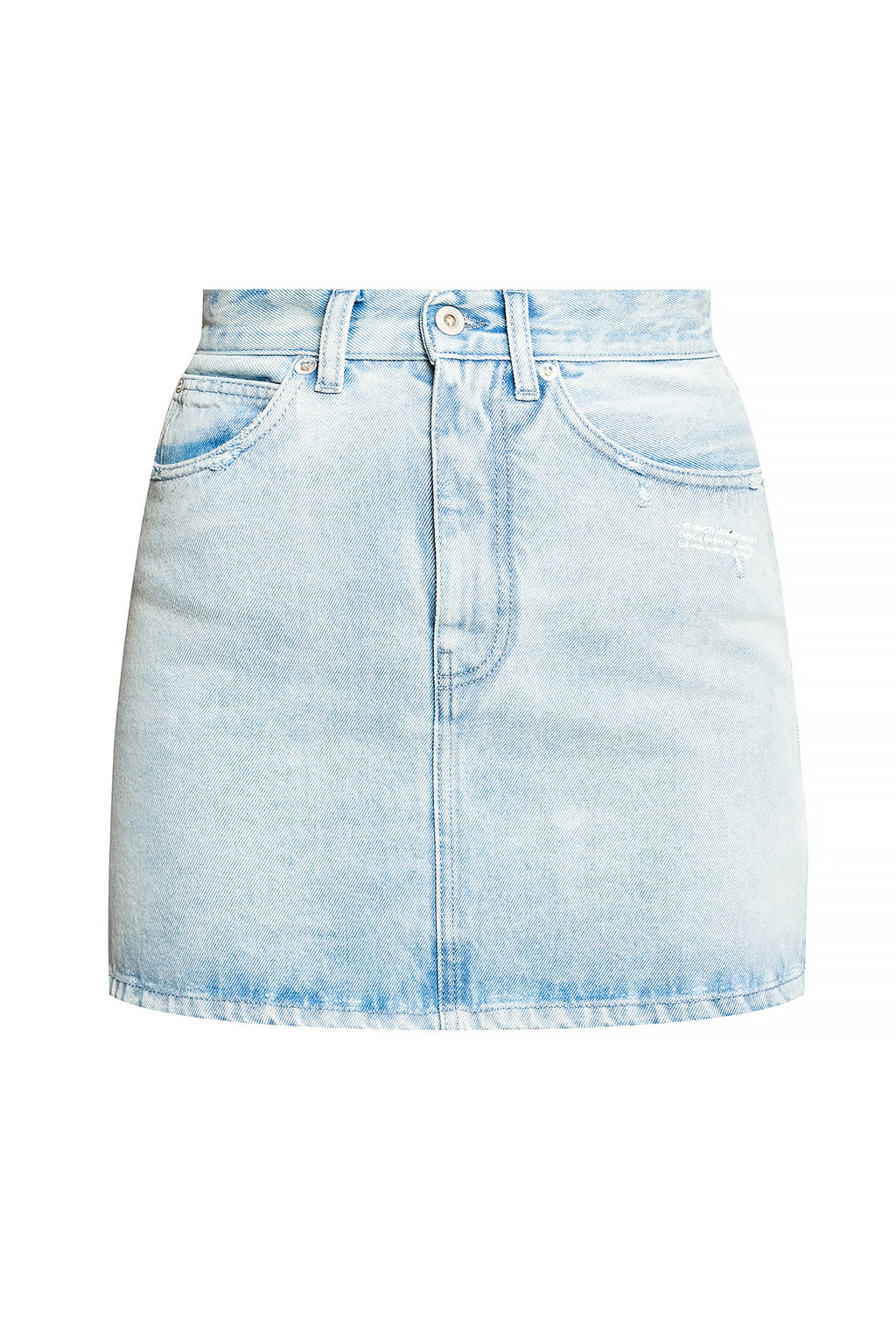 Off white sales denim skirt